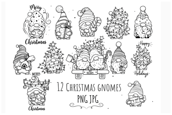 A Brand Designer’s Review: Christmas Gnomes Graphics