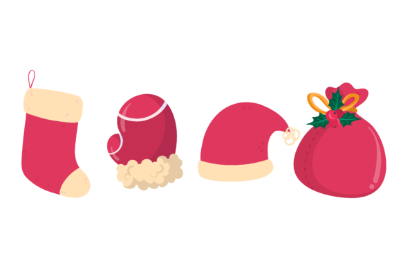 A Cozy Santa Graphic Set for Seasonal Crafts