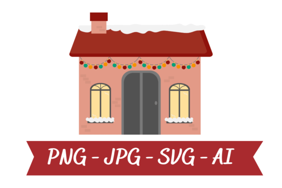 A Crafter’s Review of the Christmas House Clipart Graphic