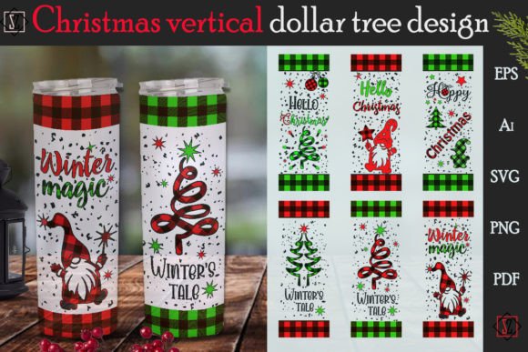 A Designer's Review of the Christmas Vertical Dollar Tree Graphics