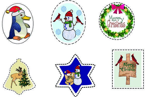 A Festive Graphic Review: The Christmas Sticker Sheet in Branding
