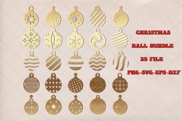 An Embroidery Designer's Review of Christmas Ball Bundle Svg 25 Design SVG