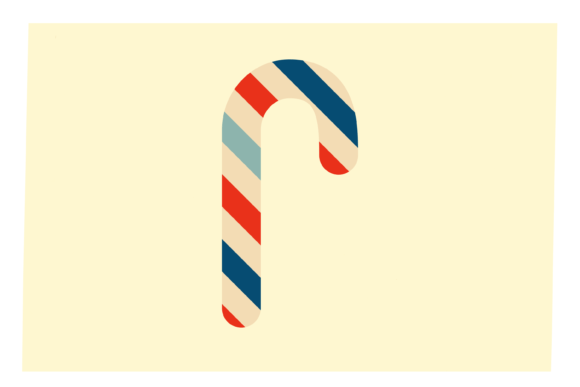 Candy Cane Graphics for Seasonal Product Illustrations