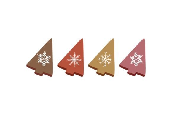 Christmas Cake Art: A Seasonal Graphic for Illustrations and Branding