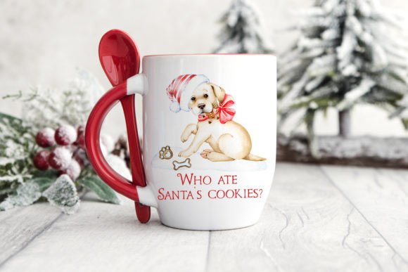 Christmas Dog Graphics: A Seasonal Labrador Illustration Review