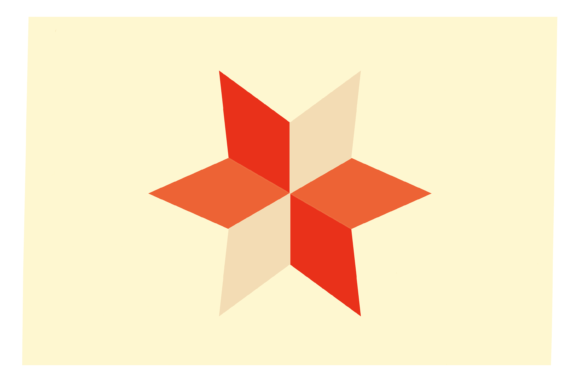 Christmas Star Vector Illustration for Embroidery Projects