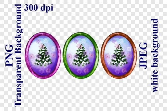 Cute Winter Christmas Tree Graphics for Crafting