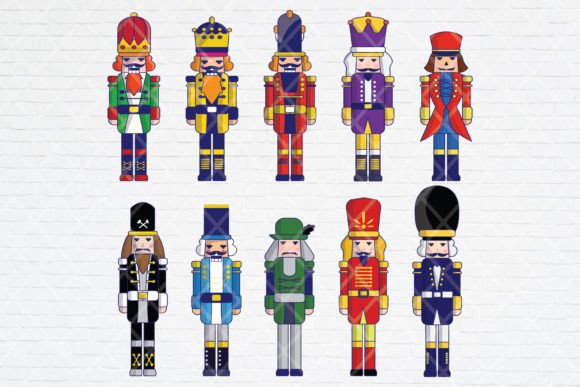 Nutcracker Graphics for Festive Illustrations and Products